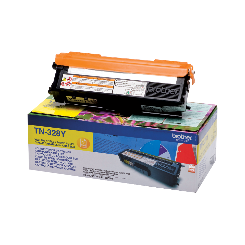 Toner Brother TN-328Y Yellow toner