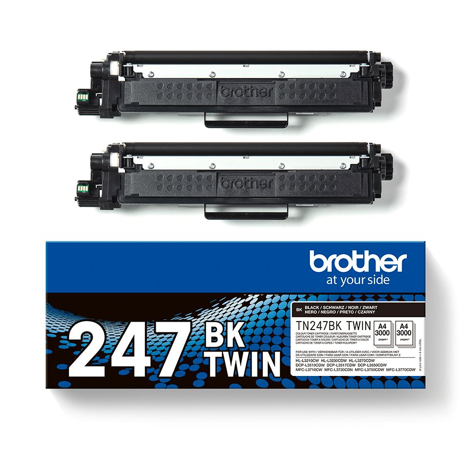 Toner Brother TN247BKTWIN Black toner