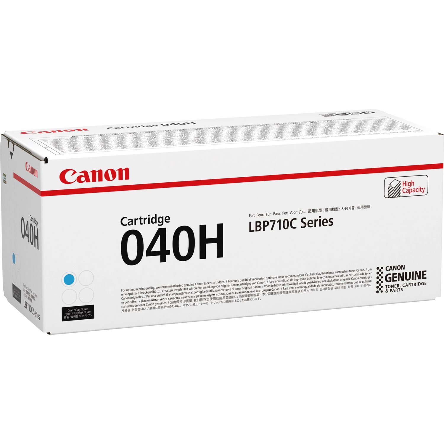Toner Canon 040 High Cyan toner