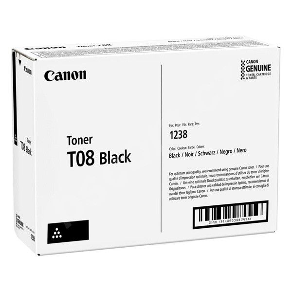 Toner Canon 1238 (T08) Black toner