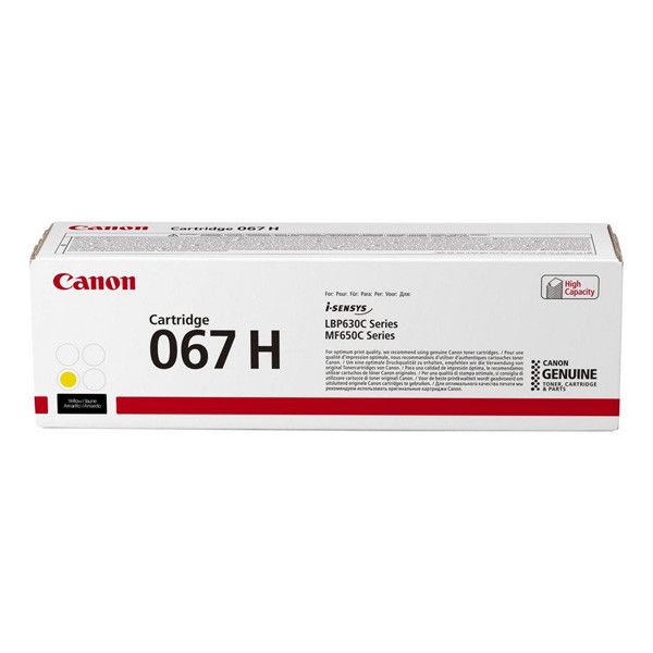 Toner Canon CRG-067H Yellow toner