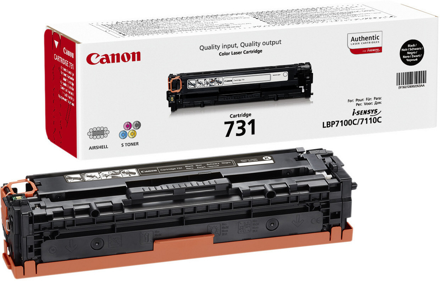 Toner Canon CRG 731 Black toner
