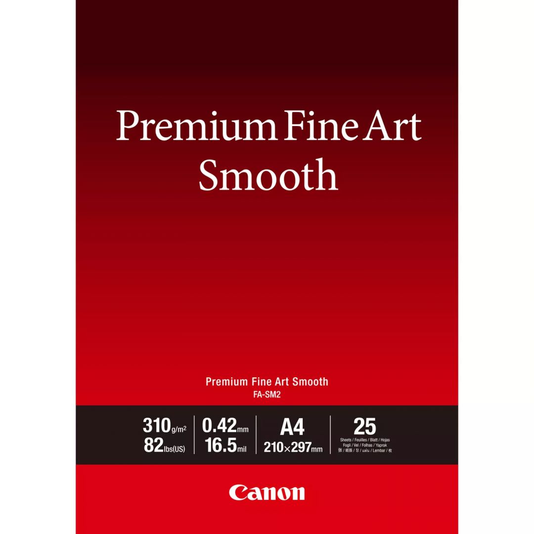 Fotópapír Canon FA-SM 310g A4 25db Képzőművészeti sima Fotópapír