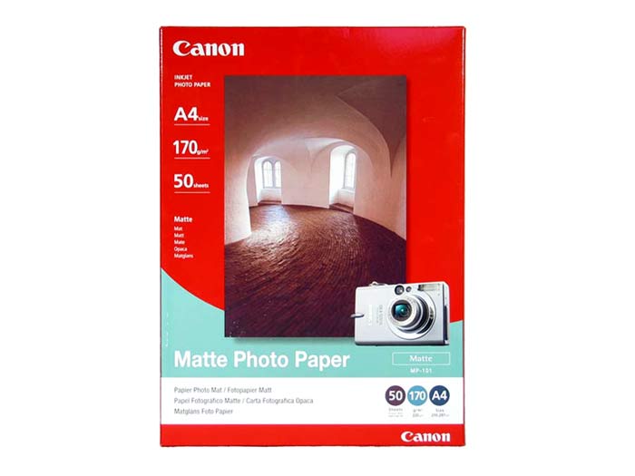 Fotópapír Canon MP-101 170g A4 50db Matt Fotópapír