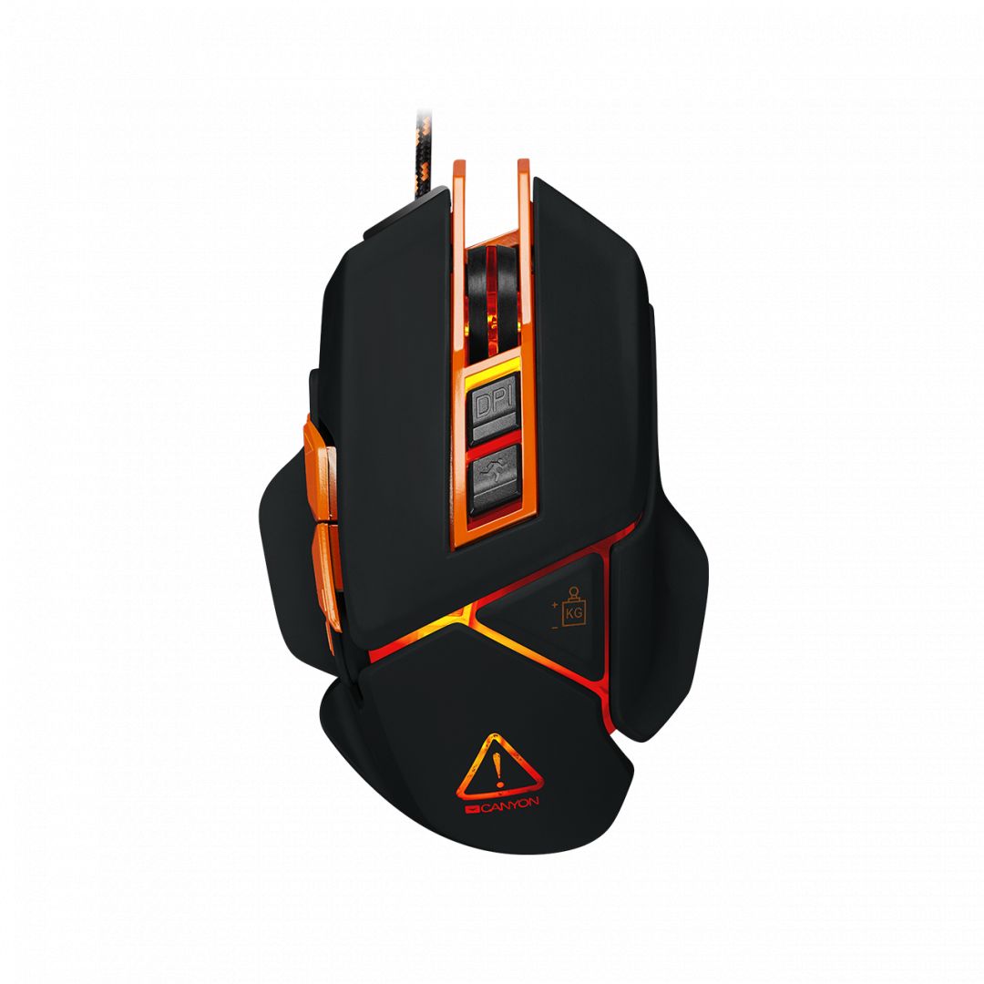 Egér Canyon CND-SGM6N Hazard Gaming Mouse Black