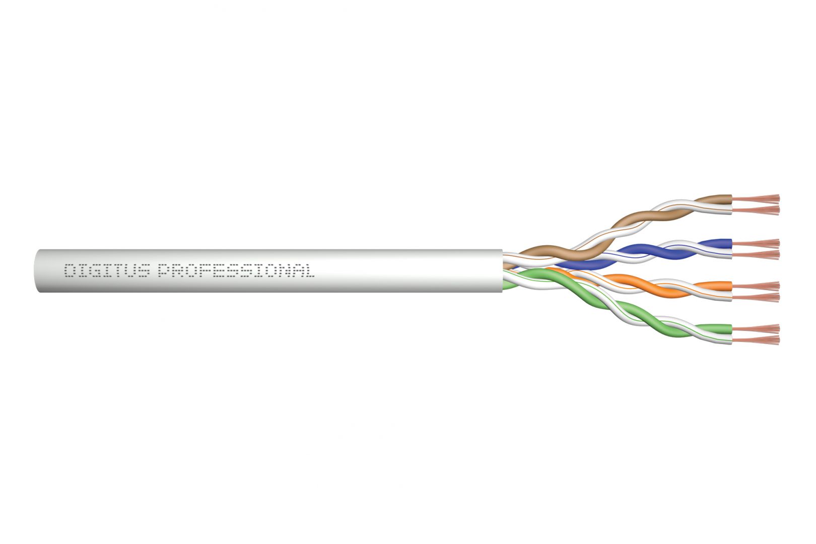 Hálózati kábelek Digitus CAT6 U-UTP Installation cable 100m Grey