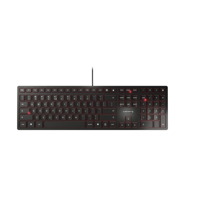 Billentyűzet Cherry KC 6000 Slim billentyűzet Black US