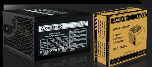 Tápegység Chieftec 500W 80+ Smart
