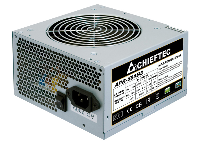 Tápegység Chieftec 500W 80+ White Value OEM