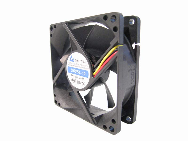 Ventilátorok, Hűtők, Előlapi panelek Chieftec AF-1225S Ház hűtő 3pin/4pin