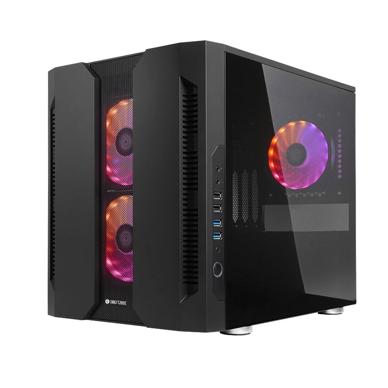 Ház Chieftec Chieftronic M2 Gaming Window Black