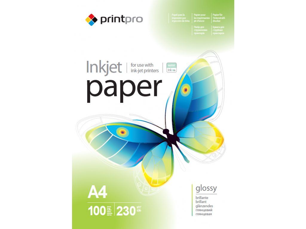 Fotópapír ColorWay PGE230100A4 230g A4 100db Fényes Fotópapír