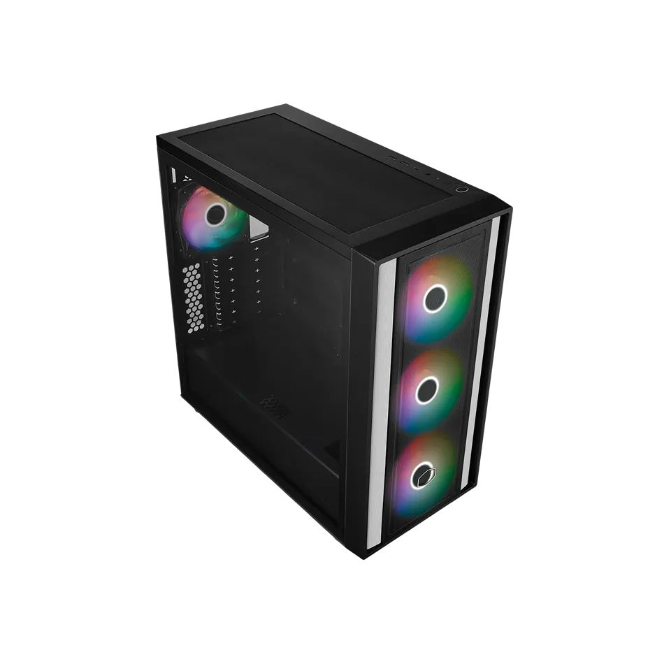 Ház Cooler Master MasterBox MB600L Tempered Glass Black