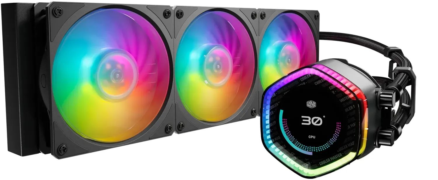 Ventilátorok, Hűtők, Előlapi panelek Cooler Master MasterLiquid 360 ION