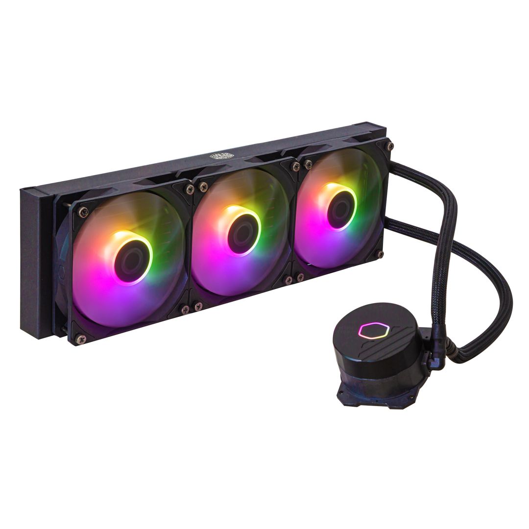 Ventilátorok, Hűtők, Előlapi panelek Cooler Master MasterLiquid 360L Core ARGB Black Ventilátorok, Hűtők, Előlapi panelek Cooler Master MasterLiquid 360L Core ARGB Black