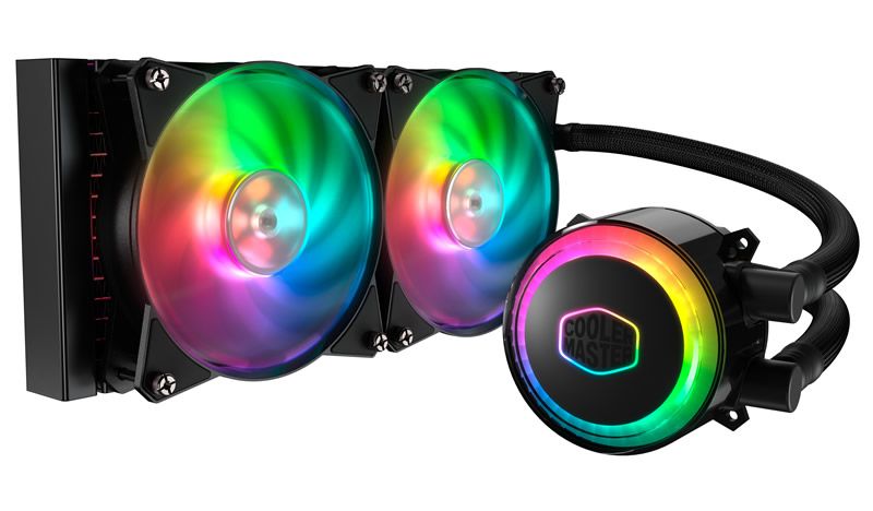 Ventilátorok, Hűtők, Előlapi panelek Cooler Master MasterLiquid ML240R RGB (addressable)