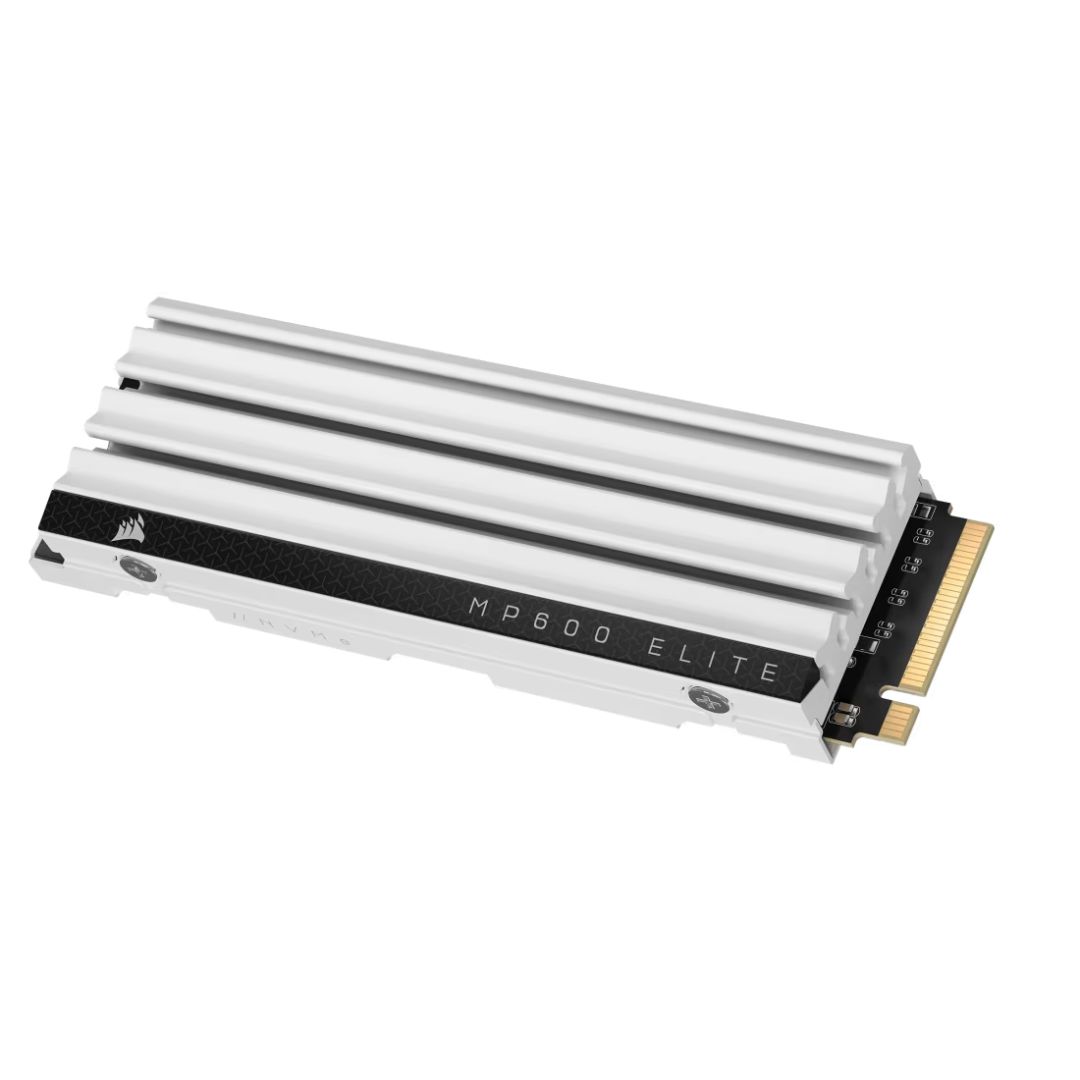 Winchester SSD Corsair 2TB M.2 2280 NVMe MP600 Elite with Heatsink White