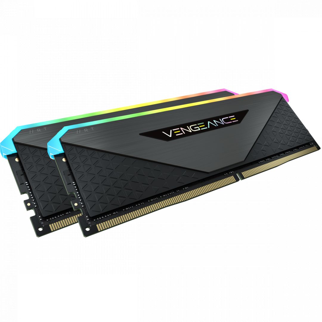Memória Corsair 32GB DDR4 3200MHz Kit(2x16GB) Vengeance RGB RT Black