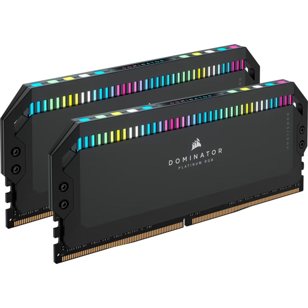 Memória Corsair 32GB DDR5 6000MHz Kit(2x16GB) Dominator Platinum RGB Black