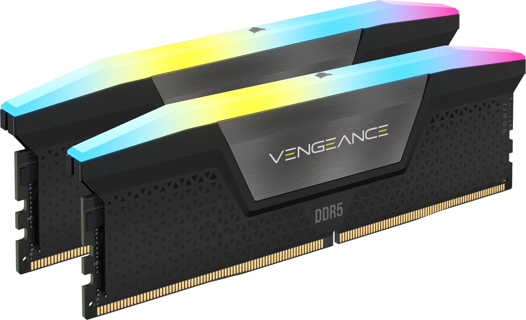 Memória Corsair 32GB DDR5 6200MHz Kit(2x16GB) Vengeance RGB Black