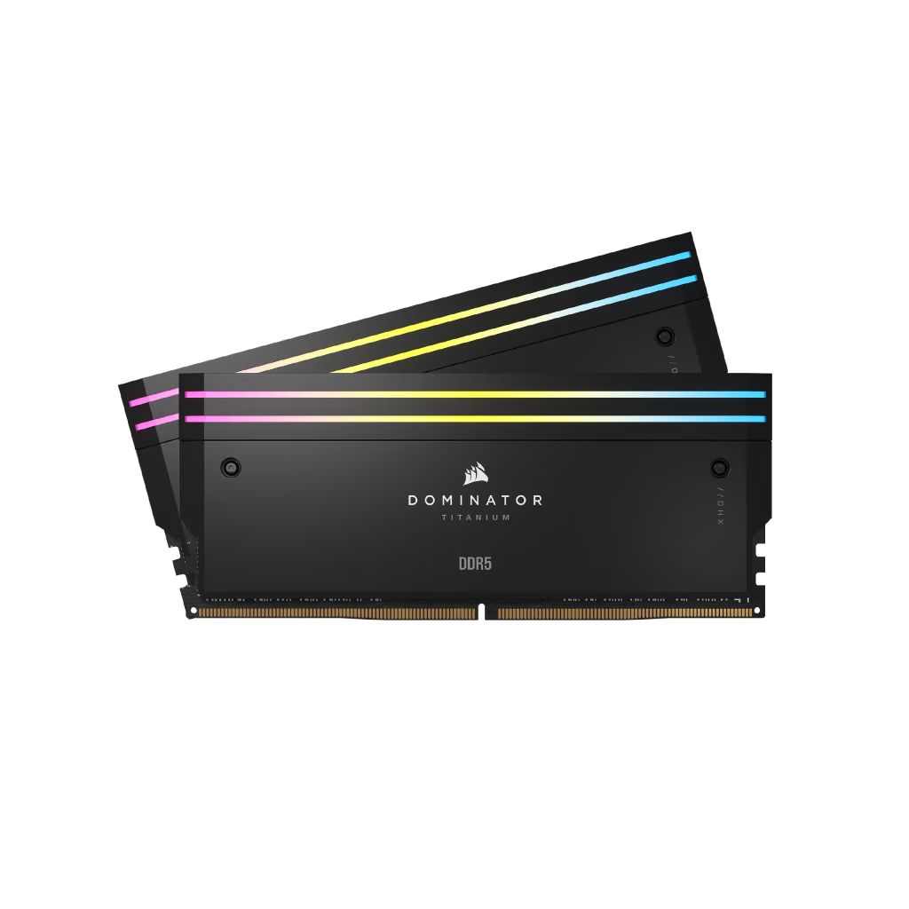 Memória Corsair 48GB DDR5 7200MHz Kit(2x24GB) Dominator Titanium RGB