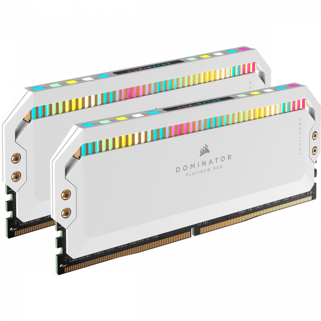 Memória Corsair 64GB DDR5 5200MHz Kit(2x32GB) Dominator Platinum RGB White