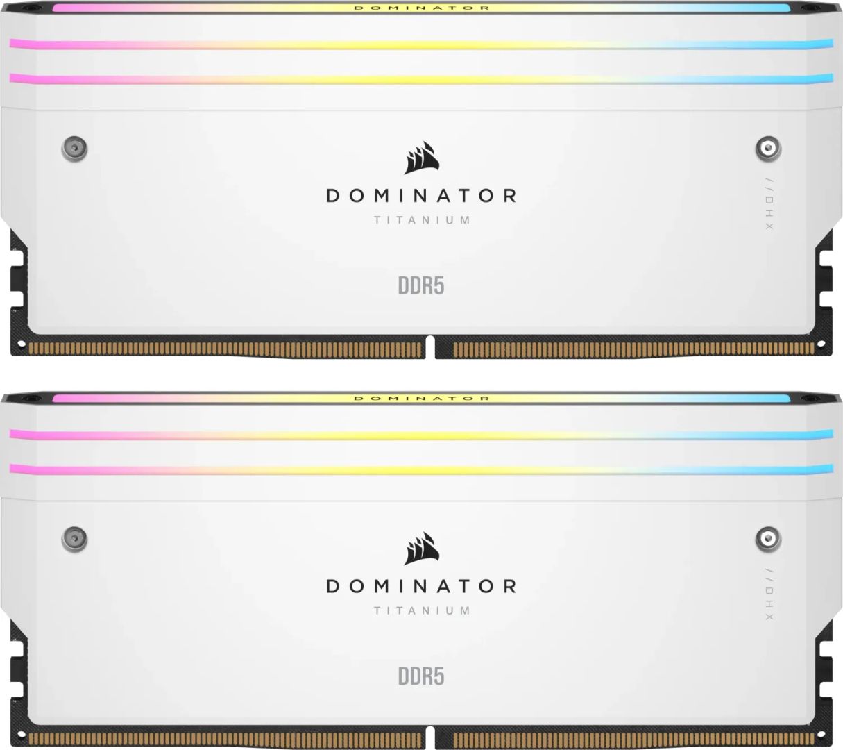 Memória Corsair 64GB DDR5 6400MHz Kit(2x32GB) Dominator Titanium RGB White