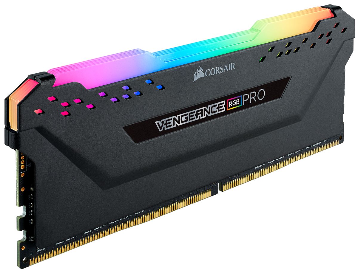 Memória Corsair 8GB DDR4 3200MHz Vengeance RGB Pro Black