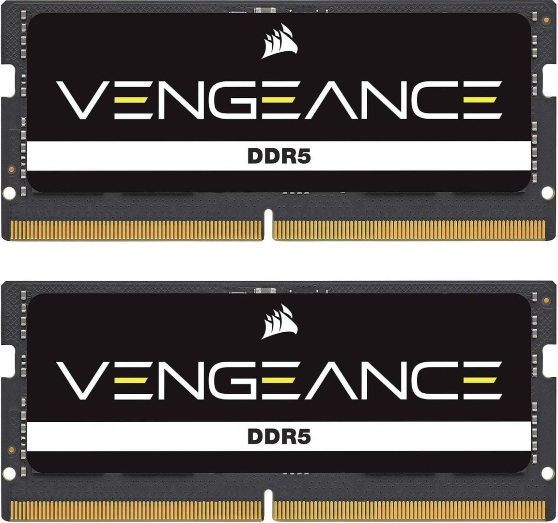 Memória (notebook) Corsair 96GB DDR5 5200MHz Kit(2x48GB) SODIMM Vengeance Black