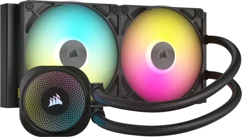 Ventilátorok, Hűtők, Előlapi panelek Corsair AIO iCUE LINK TITAN RX RGB 280 Black