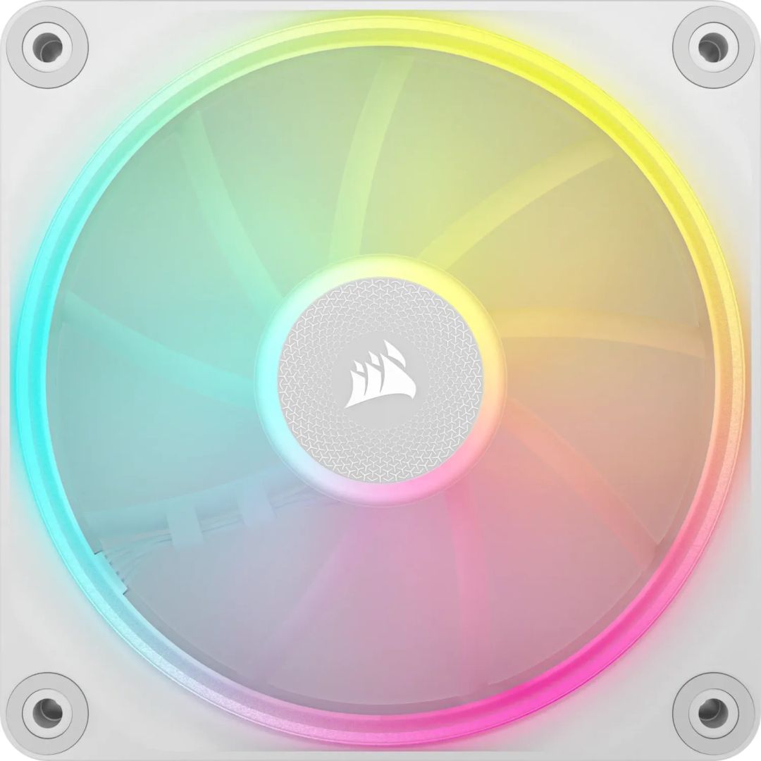 Ventilátorok, Hűtők, Előlapi panelek Corsair iCUE LINK LX120 RGB 120mm PWM White