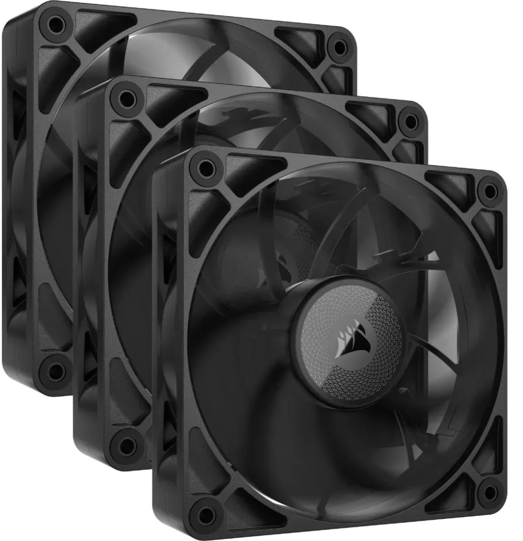 Ventilátorok, Hűtők, Előlapi panelek Corsair iCUE LINK RX120 MAX 120mm PWM Thick Fans Starter Kit (3-Pack)