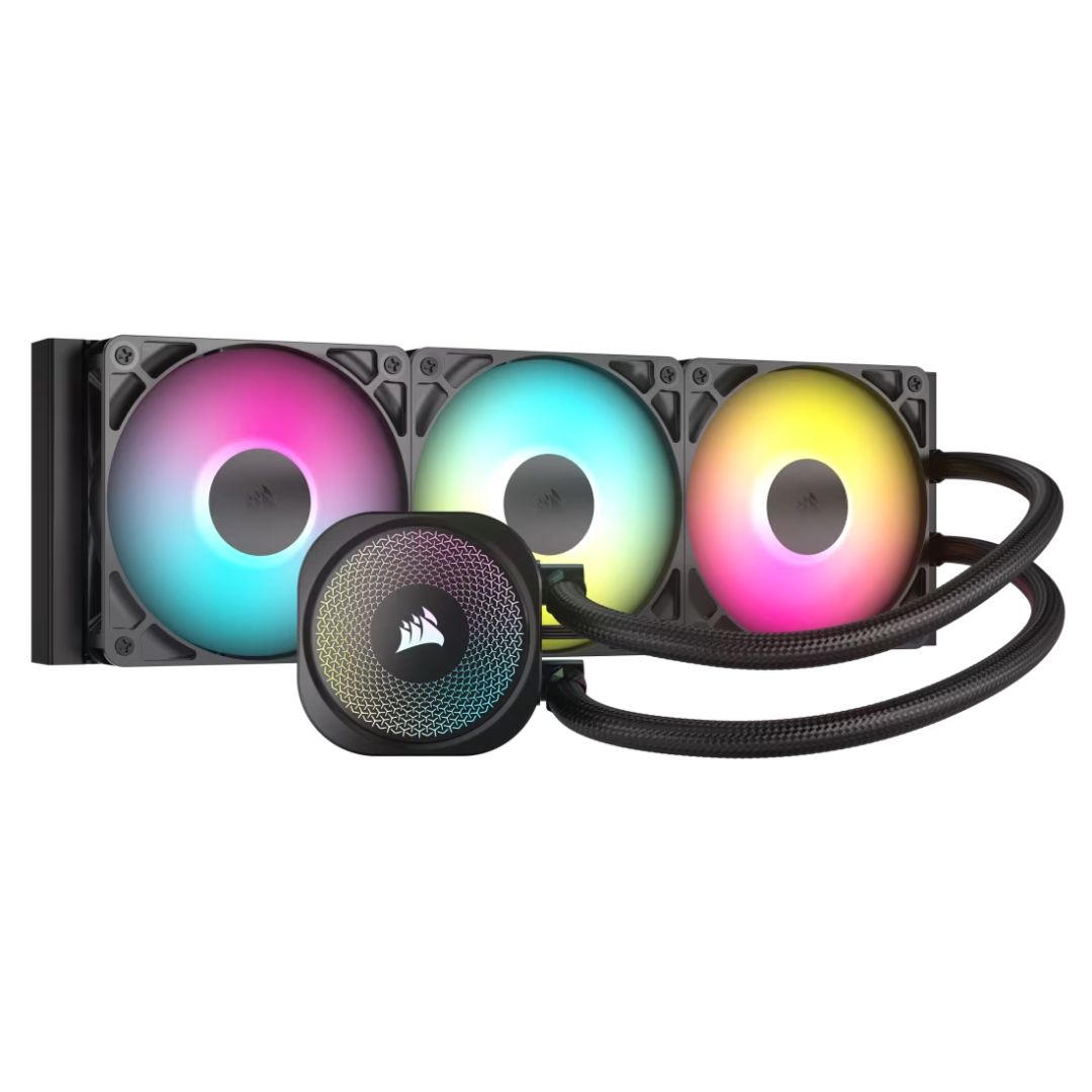 Ventilátorok, Hűtők, Előlapi panelek Corsair Nautilus 360 RS ARGB Liquid CPU Cooler Black Ventilátorok, Hűtők, Előlapi panelek Corsair Nautilus 360 RS ARGB Liquid CPU Cooler Black