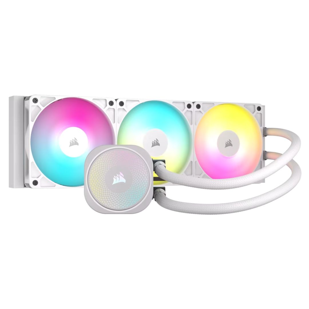 Ventilátorok, Hűtők, Előlapi panelek Corsair Nautilus 360 RS ARGB Liquid CPU Cooler White Ventilátorok, Hűtők, Előlapi panelek Corsair Nautilus 360 RS ARGB Liquid CPU Cooler White