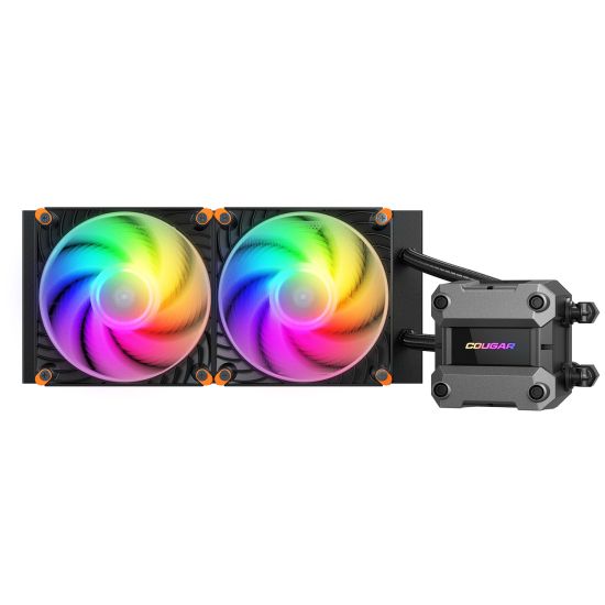 Ventilátorok, Hűtők, Előlapi panelek Cougar Poseidon Ultra 240 ARGB Black