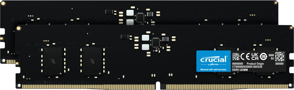 Memória Crucial 16GB DDR5 5600MHz Kit(2x8GB)