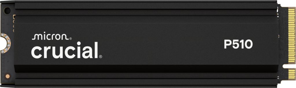 Winchester SSD Crucial 1TB M.2 2280 NVMe P510 with Heatsink