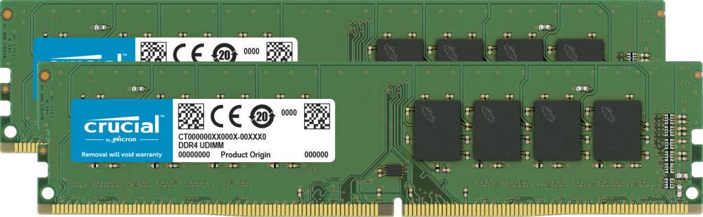 Memória Crucial 32GB DDR4 3200MHz Kit(2x16GB)