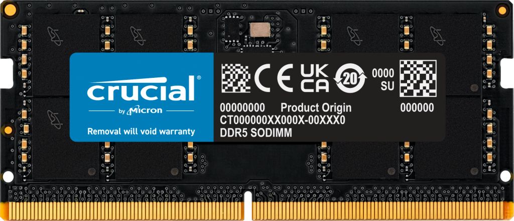 Memória (notebook) Crucial 32GB DDR5 5600MHz SODIMM