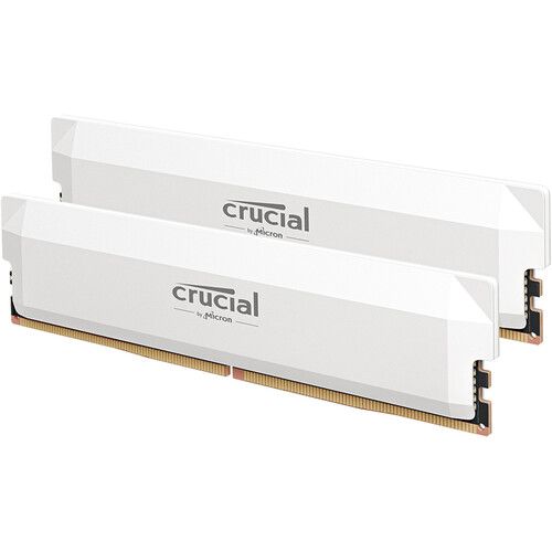 Memória Crucial 32GB DDR5 6400MHz Kit(2x16GB) Pro White