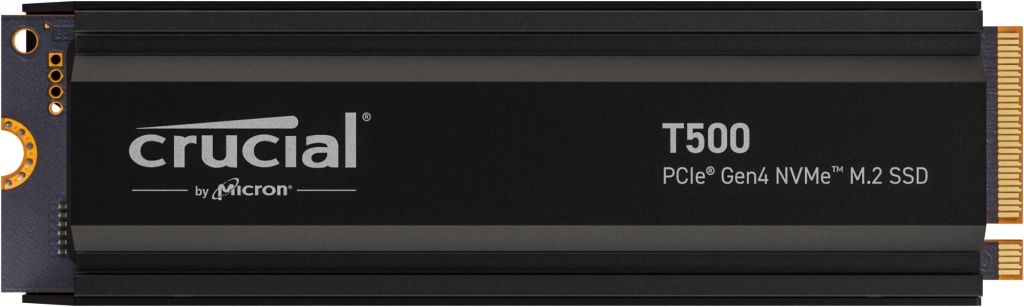 Winchester SSD Crucial 4TB M.2 2280 NVMe T500 with Heatsink