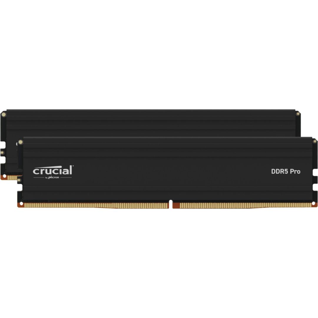 Memória Crucial 64GB DDR5 5600MHz Kit(2x32GB) Pro Black
