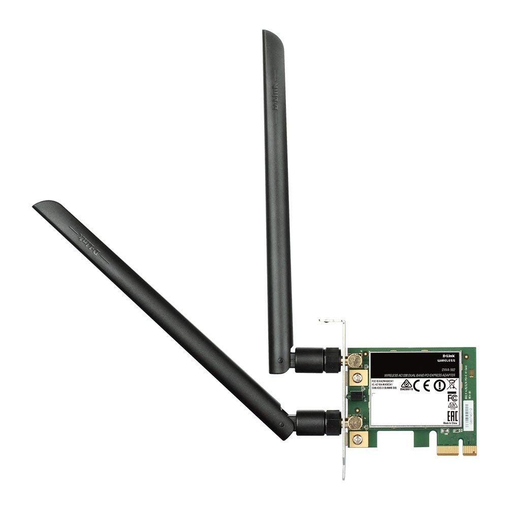 Hálókártya D-Link DWA-582 Wireless AC1200 Dual Band PCI Express Adapter
