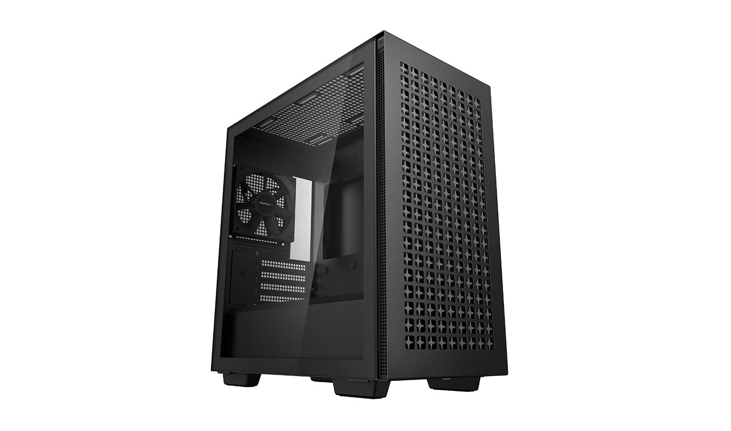 Ház DeepCool CH370 Tempered Glass Black