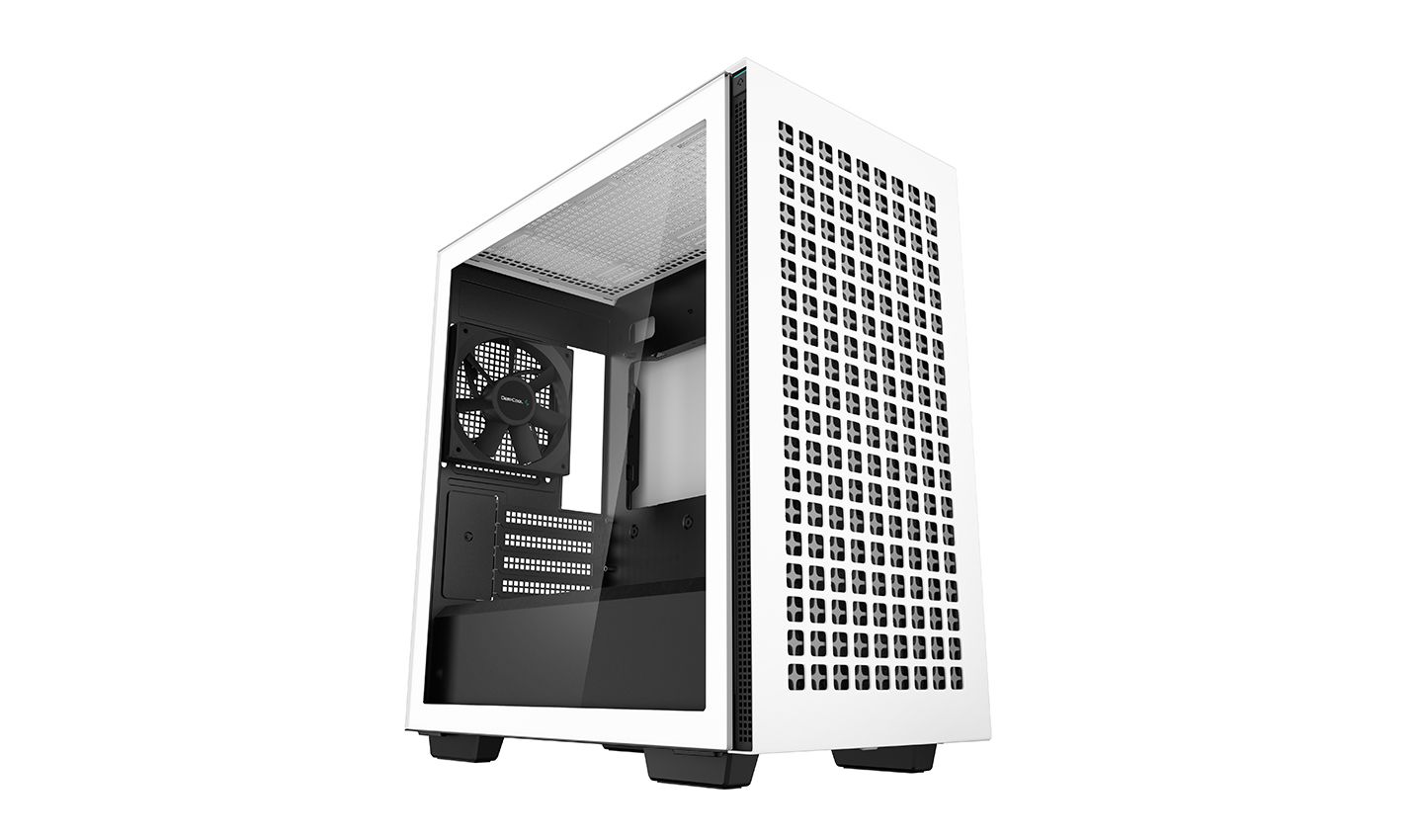 Ház DeepCool CH370 WH Tempered Glass White