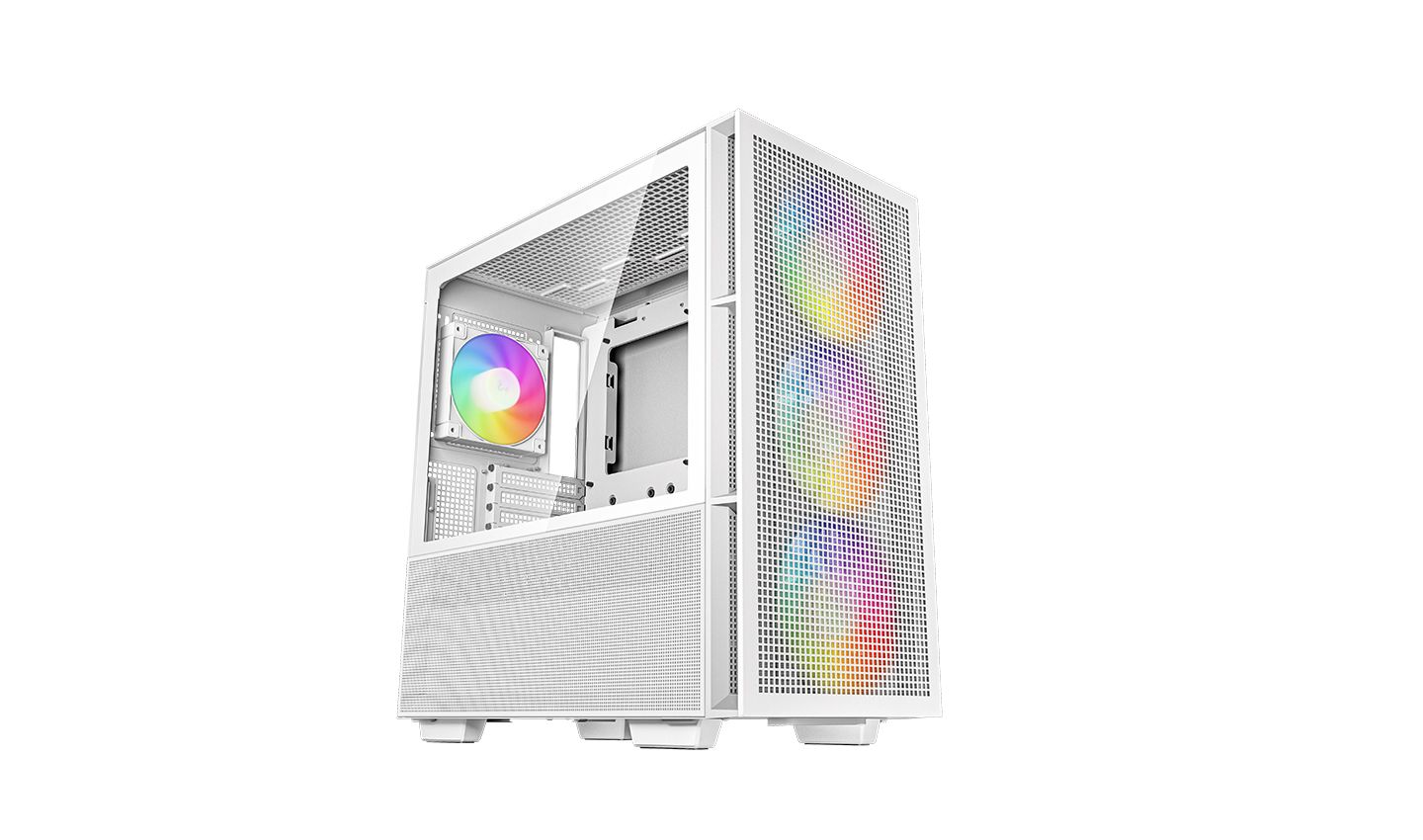 Ház DeepCool CH560 WH Tempered Glass White