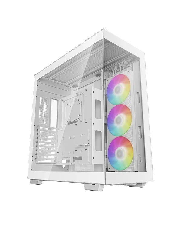 Ház DeepCool CH780 WH Tempered Glass White