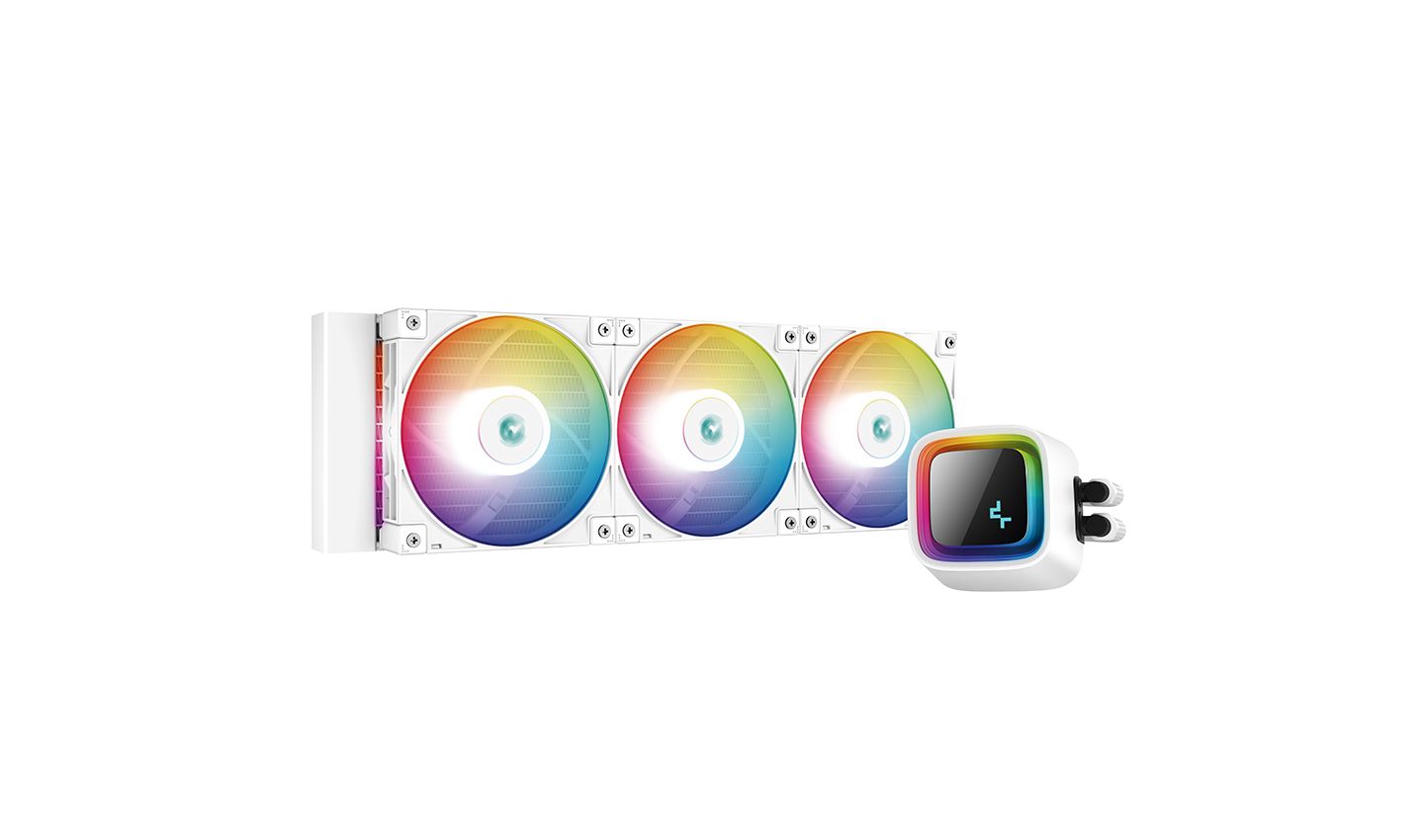 Ventilátorok, Hűtők, Előlapi panelek DeepCool LS720 A-RGB CPU Cooler White
