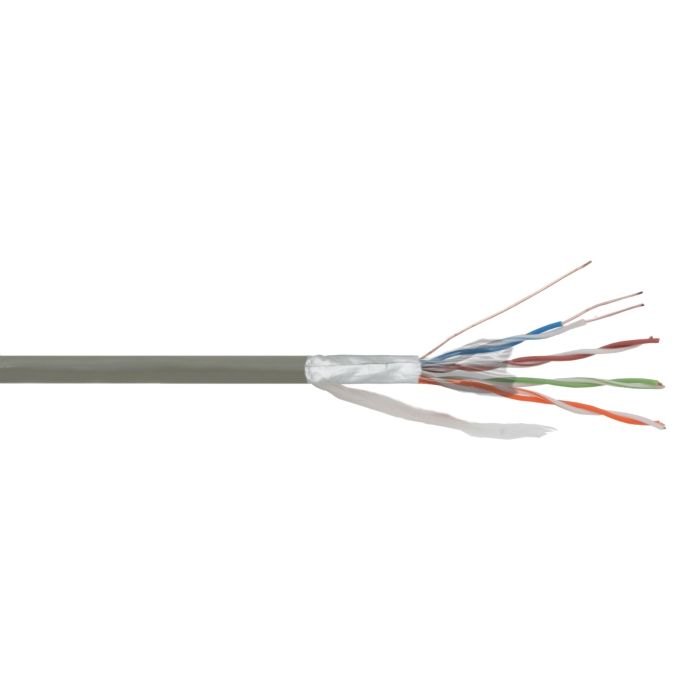 Hálózati kábelek Delight CAT5e U-FTP Installation cable 305m Grey