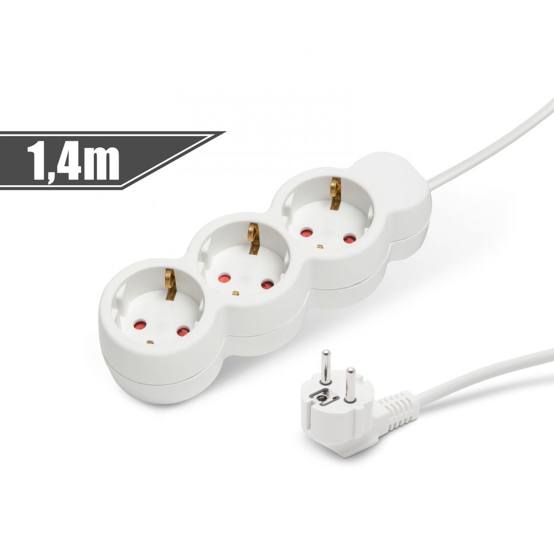 Elosztó Delight Hálózati Elosztó 3DIN 1,4m White
